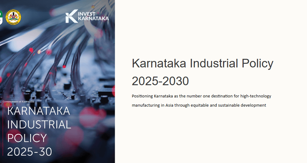 Karnataka Industrial Policy 2025-2030